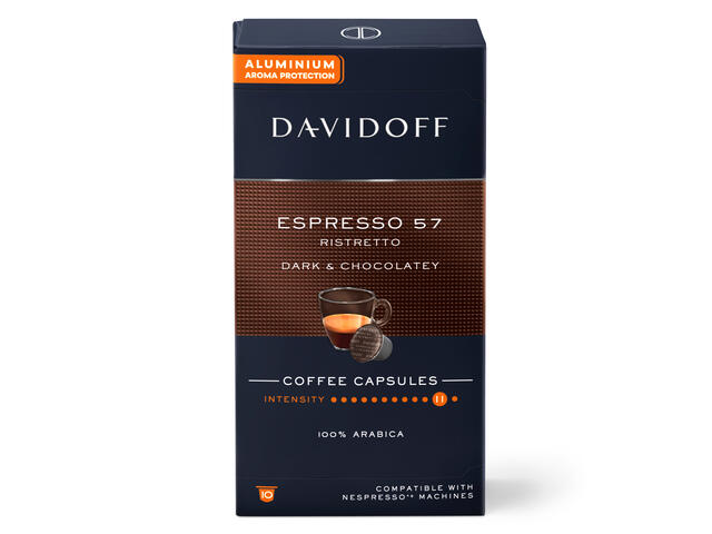 Davidoff Cafe Espresso 57 Ristretto cafea 10 capsule x 5.5g