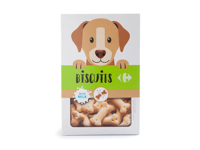 Biscuiti Cu Lapte Pentru Catei 350 G Carrefour