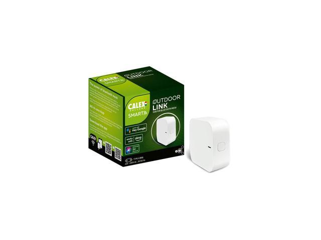 Amplificator semnal pentru exterior Smart Calex, conectare Bluetooth Mesh Gateway, Alb