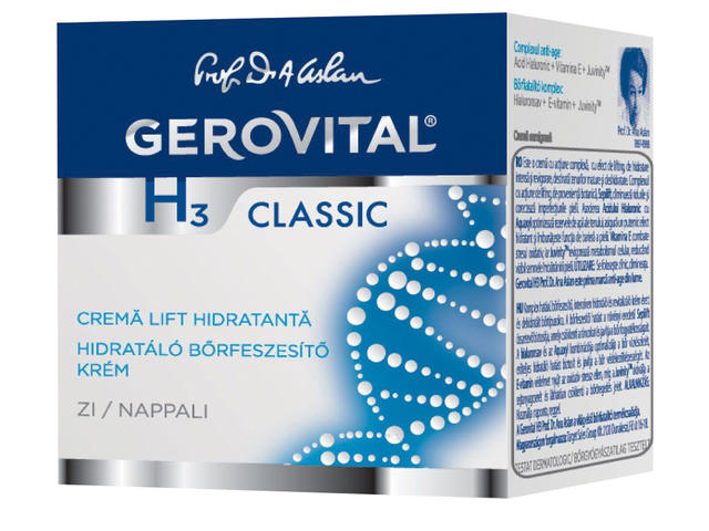 Gerovital H3 Classic Crema lift hidratanta de zi - Farmec, 50 ml (Antirid) - prepelitebv.ro