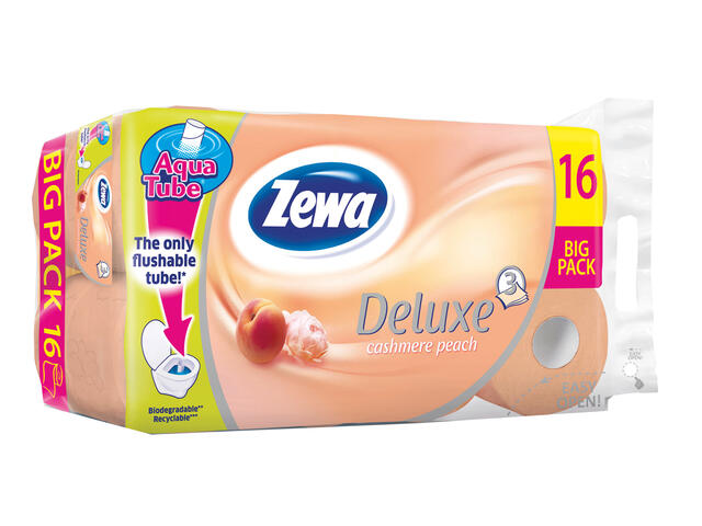 Zewa Deluxe Cashmere Peach Hartie igienica 3 straturi 16 role