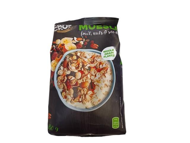 Cripcrop Muesli fructe, nuci&seminte 750 g