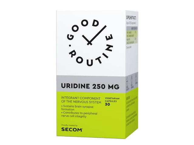 Uridine 250mg 30 cap veg