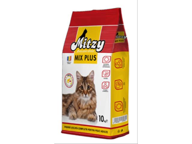 Hrana uscata pentru pisici Mitzy Mix Plus 10 kg