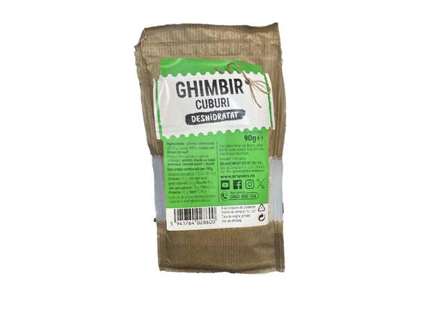 Ghimbir Deshidratat Cuburi 90G