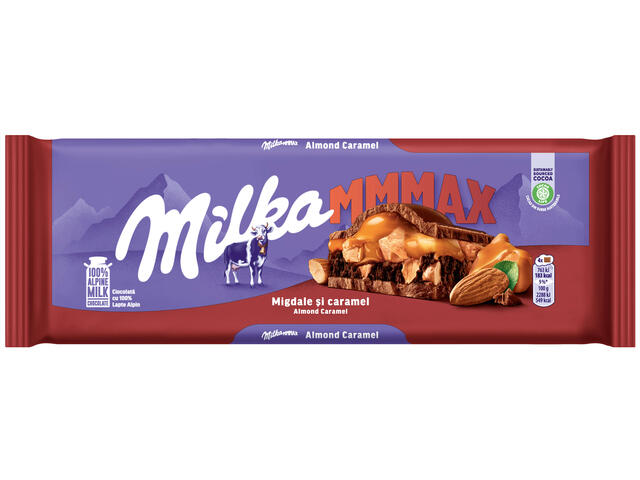 Milka ciocolata cu Migdale si trufe cu
cacao 300 g