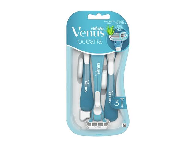 Aparat de ras de unica folosinta Venus Oceana Gillette, 3 buc