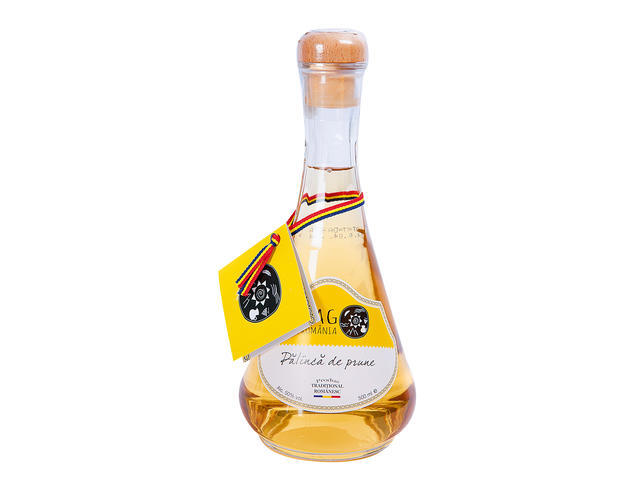 Palinca de prune 50% alcool Drag de Romania, 500 ML