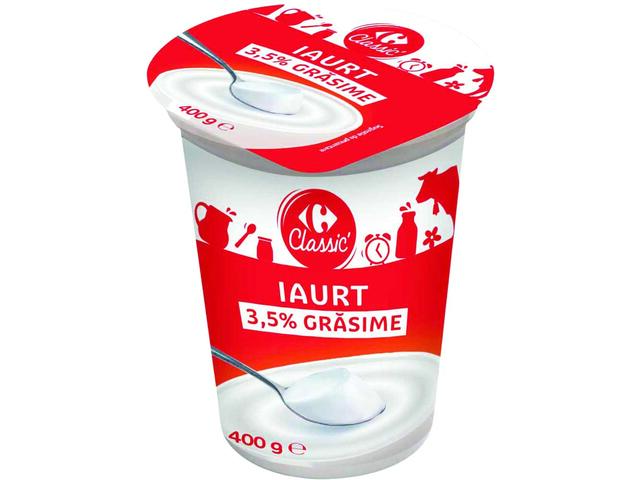 Iaurt 3.5% Grasime 400G Carrefour Clasic