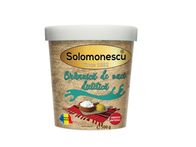 Branza de vaca dietetica ambalata in galeti de 5kg (se vinde la bucata)