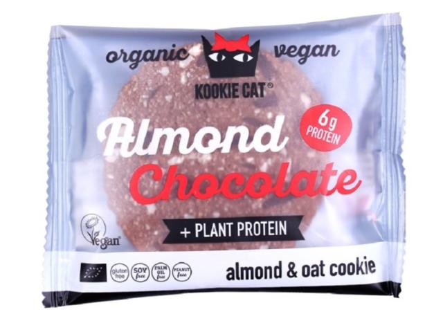 Coockie cu migdale și ciocolată neagră Fără Gluten BIO Kookie Cat 50g