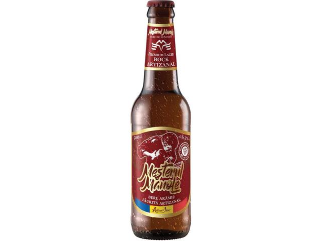 Mesterul Manole bere artizanala bock 0.5l sticla