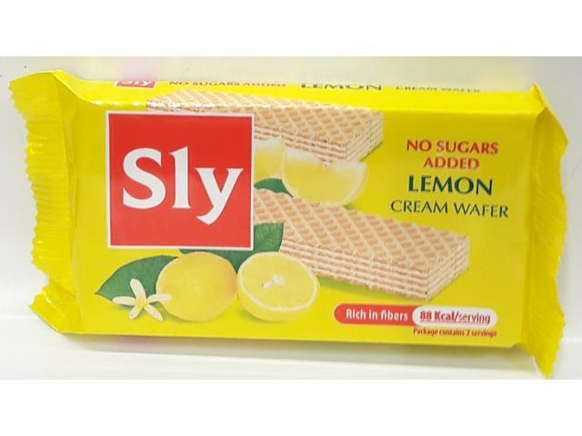 SLY Napolitane cu crema de Lamaie 40g