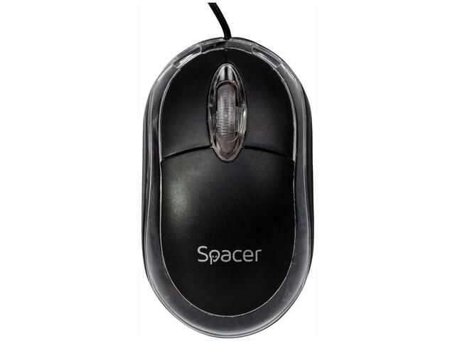 Spacer SPMO-080 Mouse fir 800 dpi negru