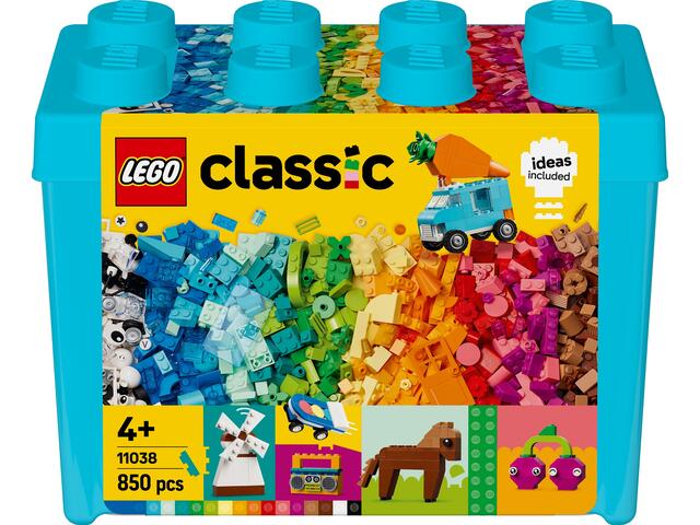 LEGO Classic Cutie creativa cu caramizi multicolore