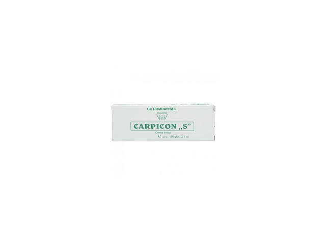 Carpicon S – Supozitoare, 10 g, Romdan
