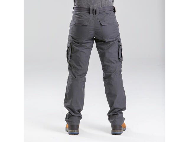 Pantalon cargo Trekking călătorie TRAVEL500 Gri Bărbați undefined