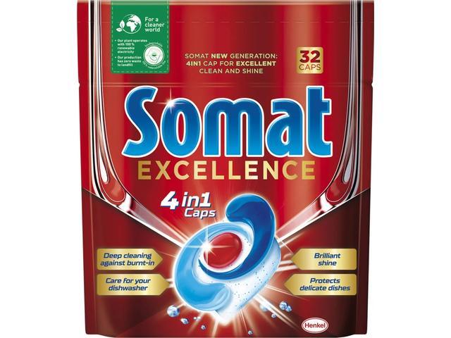 Detergent pentru masina de spalat vase Somat Excellence, 32 spalari