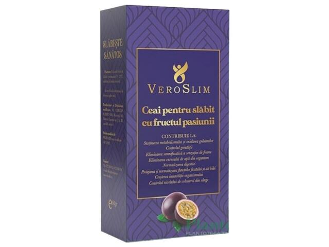 Ceai pentru slabit VeroSlim, fructul pasiunii, 60 g