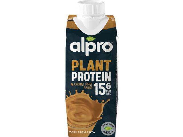 Alpro bautura din soia cu caramel si proteina 250 ML