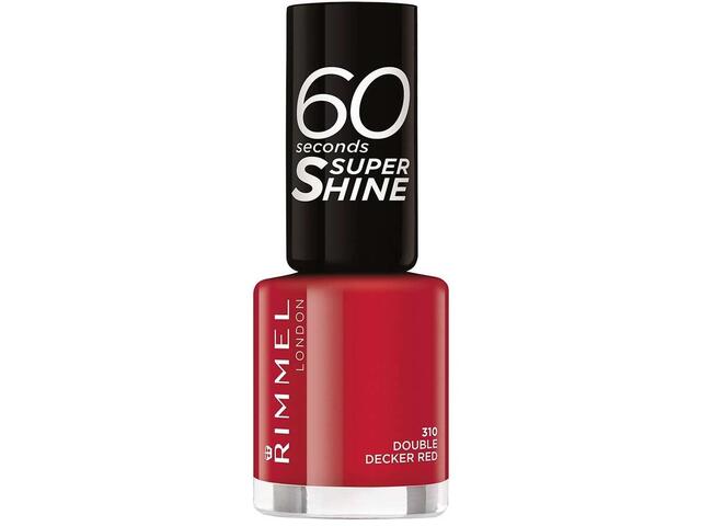 Rimmel London Lac de unghii 60 Seconds Shine 310 Double Decker Red