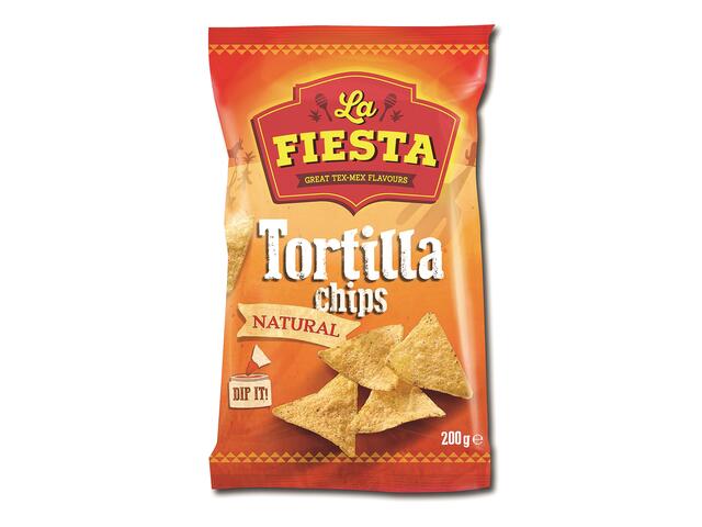 Chips Tortilla Natur La Fiesta 200 G