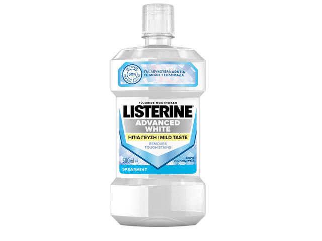 Apa de gura Advanced White Listerine 500 ML