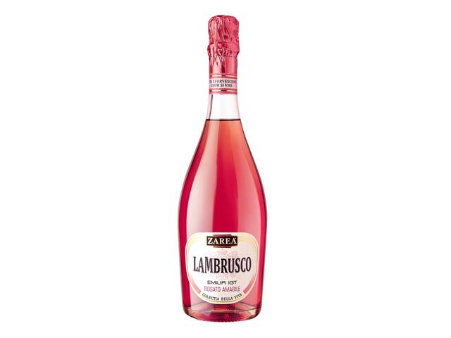 Zarea Lambrusco Rose Vin Frizzante Demidulce Colectia Bella Vita 0.75 L Ig Emilia Italia