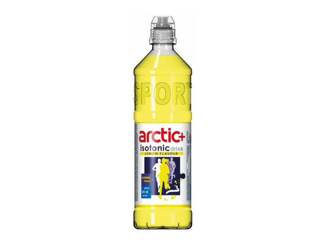 Bautura necarbogazoasa Arctic+ Isotonic cu vitamine si aroma de lamaie, 0.75 l
