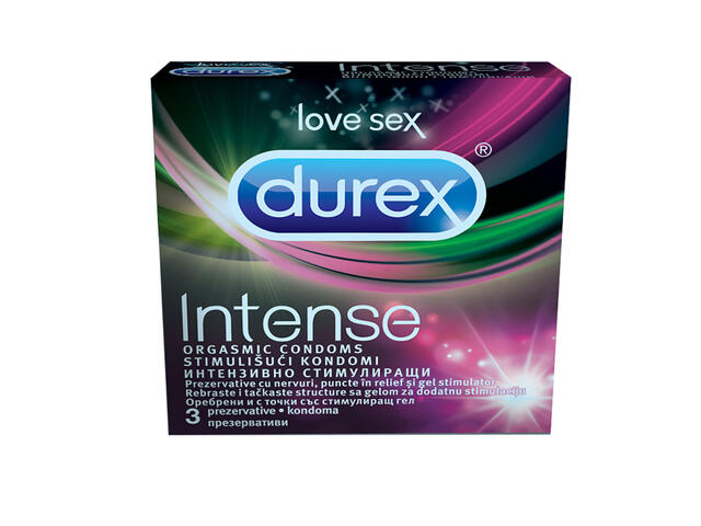 Prezervative Durex Intense Orgasmic 3 bucati