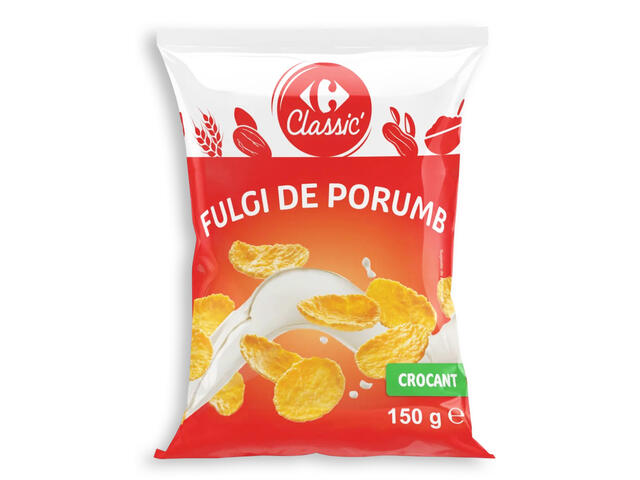 Fulgi De Porumb Rumeniti In Cuptor Carrefour 150G