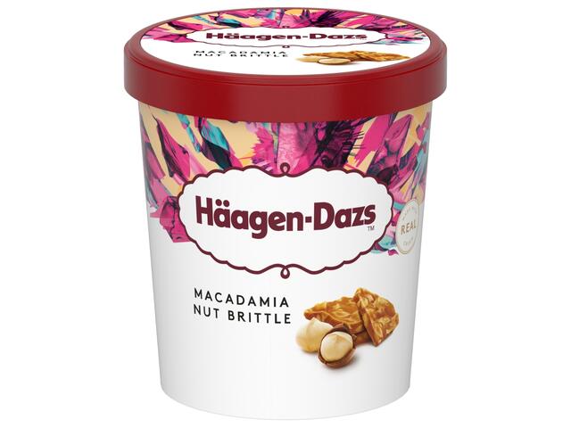 Inghetata Nuci macadamia caramelizate 460 ML Haagen Dazs