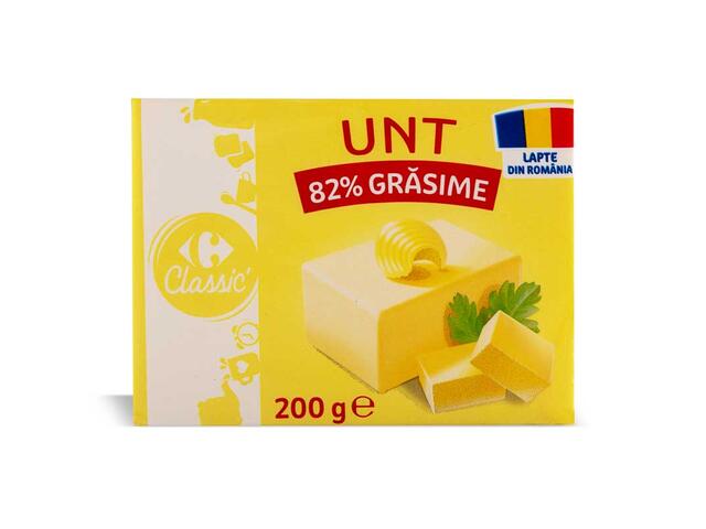Unt 82% grasime, 200g Carrefour Classic