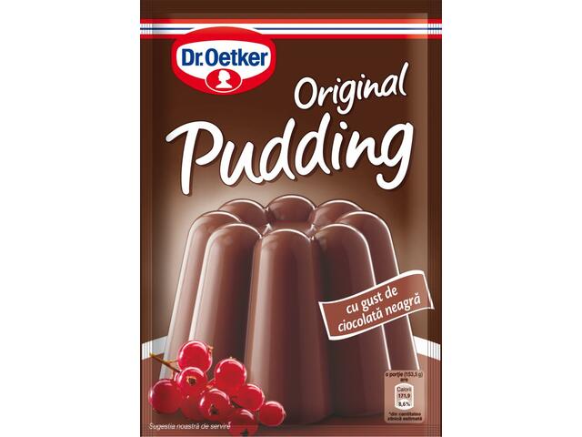 Dr.Oetker Original Pudding Praf de Budinca cu gust de Ciocolata Neagra 50g