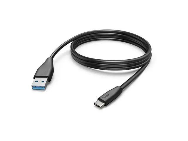 Cablu date HAMA 183343, USB-A - Type C, 3m, negru