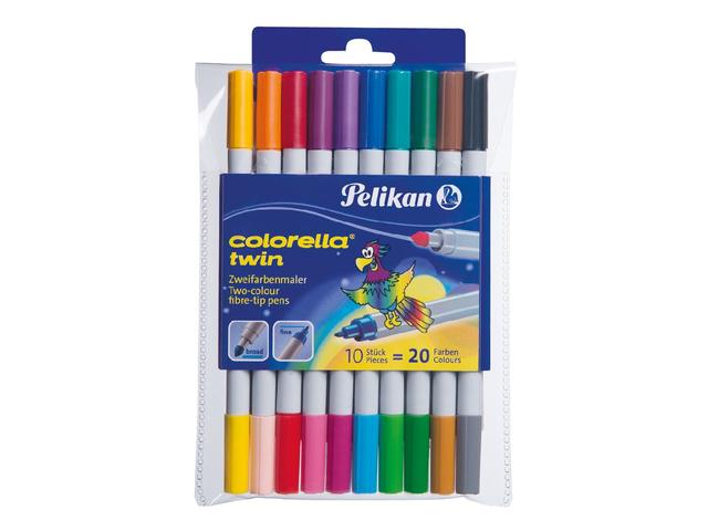 Carioci, 10bucati, Pelikan, Colorella Twin