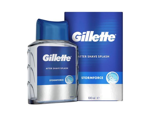 After Shave Gillette Blue Storm Force, 100Ml