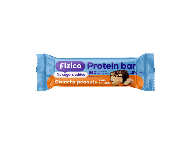 Baton proteic arahide&caramel Fizico 60g