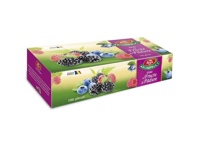 Ceai cu fructe de padure Fares Aromfruct 100 pliculete x1.5g