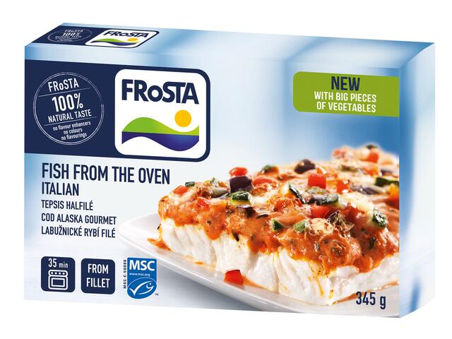 Cod Alaska Cu Sos Italian 345G Frosta