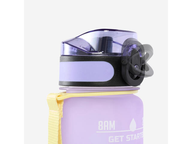 Bidon Fitness Motivation Lila 1L