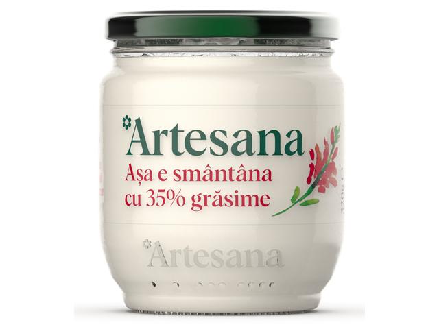 Smantana din lapte de vaca 35% 320g Artesana