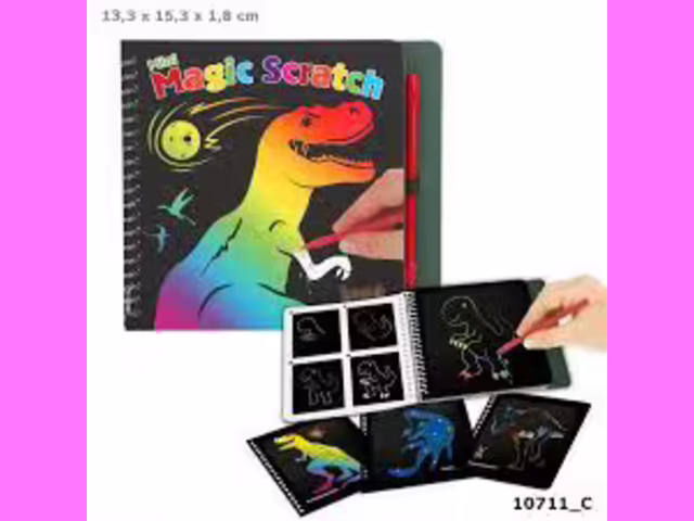 Mini magic scratch dino