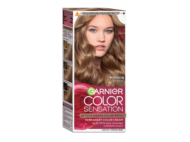 Vopsea De Par Color Sensation Garnier 7.0 - Blond Opal Delicat