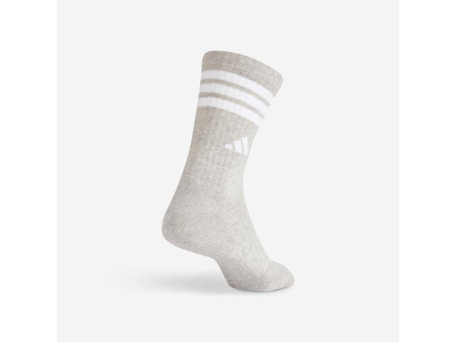 Set x 3 perechi șosete de sport lungi Adidas High Negru Alb Gri Adulți - 37/39