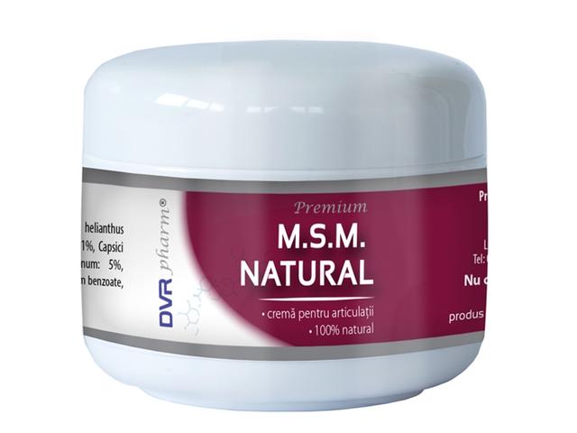 Crema articulatii MSM natural 50ml - DVR PHARM