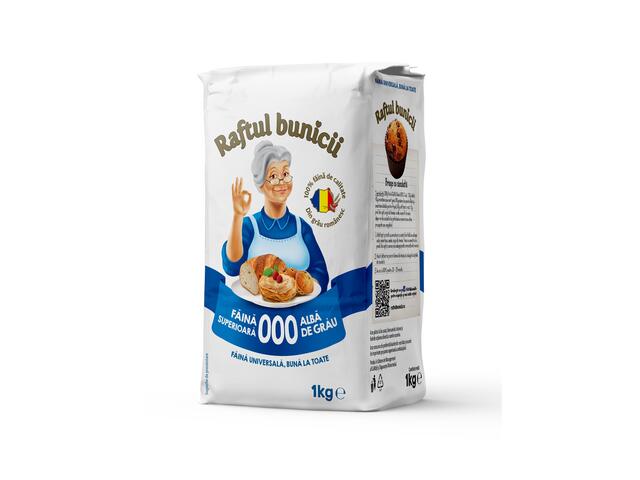 Faina alba grau 000 1 kg Raftul