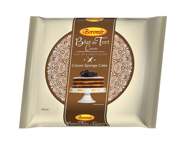 Boromir Blat de tort cacao 400 g