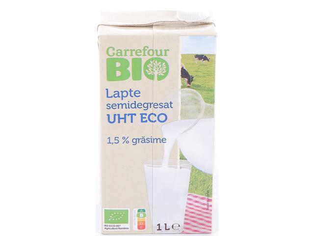 Lapte eco UHT 1,5%grasime Carrefour Bio 1L