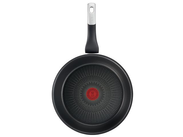 Tigaie cu inductie Unlimited Tefal, aluminiu/inox, 30cm, Negru